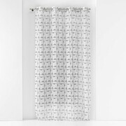 Firanki Douceur d intérieur PANNEAU A OEILLETS 140 x 240 CM VOILE SABLE IMPRIME GABI GRIS Manufacturer