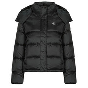 Kurtki pikowane Calvin Klein Jeans SHINY MONOLOGO ND SHORT PUFFER Manufacturer