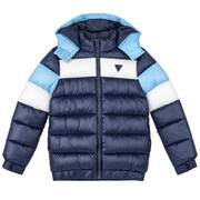 Kurtki pikowane Dziecko Guess HOODED LS PUFFER W/ZIP Manufacturer