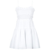 Sukienki krótkie MICHAEL Michael Kors POPLIN SMOCKED MINI DRESS Manufacturer