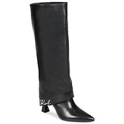 Kozaki na obcasie Karl Lagerfeld DEBUTANTE Fold Down Hi Leg Boot Manufacturer