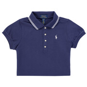 Koszulki polo z krótkim rękawem Dziecko Polo Ralph Lauren CROP POLO-KNIT SHIRTS-POLO SHIRT Manufacturer