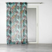 Firanki Douceur d intérieur PANNEAU A OEILLETS 140 x 240 CM VOILE SABLE IMPRIME JACALA BLEU Manufacturer