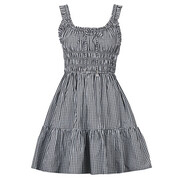 Sukienki krótkie MICHAEL Michael Kors GINGHAM MINI DRESS Manufacturer