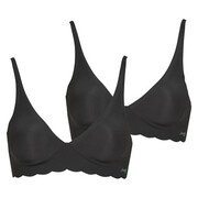 Trójkątne/ Bez fiszbin Sloggi ZERO Microfibre 2.0 Soft Bra PACK DE 2 Manufacturer