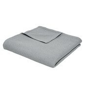 Pledy, narzuty Today Jeté de Lit Nid d'Abeille 150/200 Coton TODAY Essential Acier Manufacturer