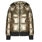 Kurtki pikowane Guess BICE METALLIC HOODIE PUFFER Manufacturer