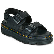 Sandały na koturnie Dr. Martens ZebZag Sandal Black Pisa Manufacturer