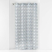 Firanki Douceur d intérieur PANNEAU A OEILLETS 140 x 240 CM VOILE SABLE IMPRIME GABI BLEU Manufacturer