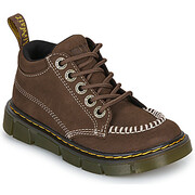 Buty Dziecko Dr. Martens RAFFE MOC BOOT J LOW DARK BROWN TUMBLED NUBUCK Manufacturer