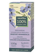 Venita 100% Vegan Care wegański szampon w proszku z lnem i białą glinką 100 g 1000