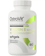 OstroVit Vitamin E Natural Tocopherols Complex 90 kapsułek 1000