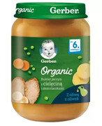 Nestlé Gerber Organic bukiet jarzyn z cielęciną i ziemniaczkami po 6 miesiącu 190 g 1000