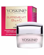 Yoskine Supreme Vit B12 & C regenerujący krem przeciwzmarszczkowy do twarzy na noc 50+ 50 ml 1000