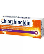 Chlorchinaldin 2mg o smaku czarnej porzeczki 20 tabletek do ssania 20