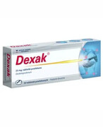 Dexak 25 mg 30 tabletek powlekanych 1000
