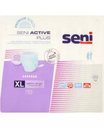 Seni Active Plus elastyczne majtki chłonne rozmiar XL 10 sztuk 1000