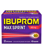 Ibuprom Max Sprint 400mg 40 kapsułek 20