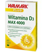 Walmark Plus Witamina D3 Max 4000 60 kapsułek 1000
