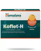 Himalaya Koflet-H Orange, smak pomarańczowy, pastylki do ssania 12 sztuk 1000