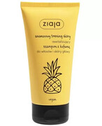 Ziaja ananasowy trening skóry rewitalizujący szampon z kofeiną 160 ml 1000
