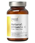 OstroVit Pharma Naturalna Witamina C z Dzikiej Róży 30 kapsułek 1000
