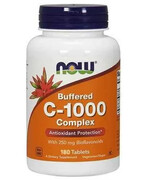 Now Foods Witamina C-1000 Complex Buffered 180 tabletek 1000