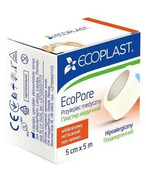 EcoPlast EcoPore przylepiec medyczny 5 cm x 5 m 1 sztuka 1000