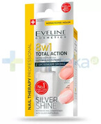 Eveline Nail Therapy Total Action Silver Shine 8w1 skoncentrowana odżywka do paznokci 12 ml 1000