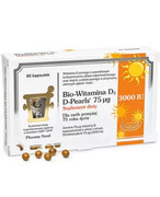 Bio-Witamina D3 D-Pearls 75 µg 3000 IU 80 kapsułek 1000