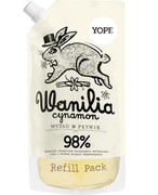 Yope Naturalne Mydło w Płynie Wanilia i Cynamon 500ml refill