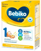 Bebiko 1 mleko początkowe dla niemowląt od urodzenia 600 g 1000