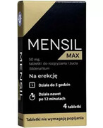 Mensil Max (Sildenafil 50mg) lek na erekcję 4 tabletki 20