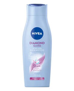 Nivea Diamond Gloss łagodny szampon z diamentowym pyłem 400 ml 1000