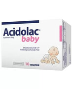 Acidolac Baby dla niemowląt i dzieci 10 saszetek 1000