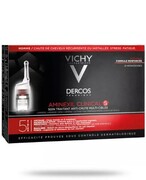 Vichy Dercos Aminexil Clinical 5 kuracja przeciw wypadaniu włosów dla mężczyzn 21 ampułek