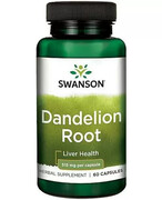 Swanson Dandelion Root (mniszek lekarski) 60 kapsułek 1000