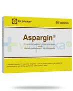 Aspargin 17 mg + 54 mg 50 tabletek 20
