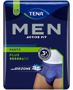 Tena Men Active Fit Pants Plus męskie majtki chłonne rozmiar S/M 9 sztuk 1000