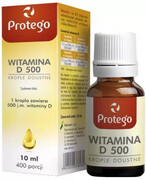 Protego Witamina D 500 krople 10 ml 1000