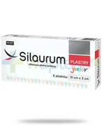 Silaurum Junior silikonowe plastry na blizny 10cm x 3cm 6 sztuk 10