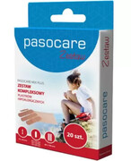 Pasocare Mix Plus kompleksowy zestaw plastrów hipoalergicznych 20 sztuk 1000