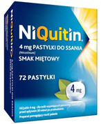 Niquitin pastylki do ssania 4 mg 72 sztuki 20