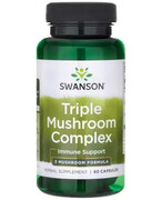 Swanson Triple Mushroom Complex 60 kapsułek 1000