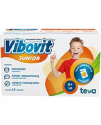 Vibovit Junior smak pomarańczowy dla dzieci 4-12 lat 44 saszetki 1000