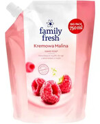 Family Fresh mydło do rąk Kremowa Malina zapas 750 ml 1000