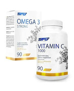 SFD Vitamin C 1000 90 tabletek + SFD Omega 3 Strong 90 kapsułek [2-PAK] 0