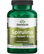 Swanson Spirulina Blue-Green Algae 90 kapsułek 1000