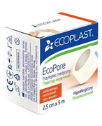 EcoPlast EcoPore przylepiec medyczny 2.5 cm x 5 m 1 sztuka 1000