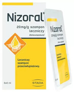Nizoral 20 mg/g szampon przeciwłupieżowy 6x 6 ml 20